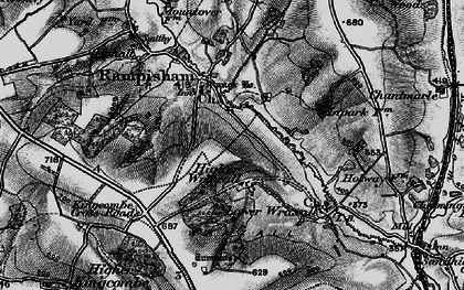 Old map of Higher Wraxall in 1898