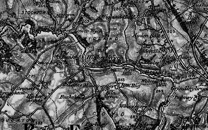 Old map of Sandholes in 1897