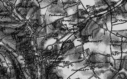 Old map of Highfield in 1896
