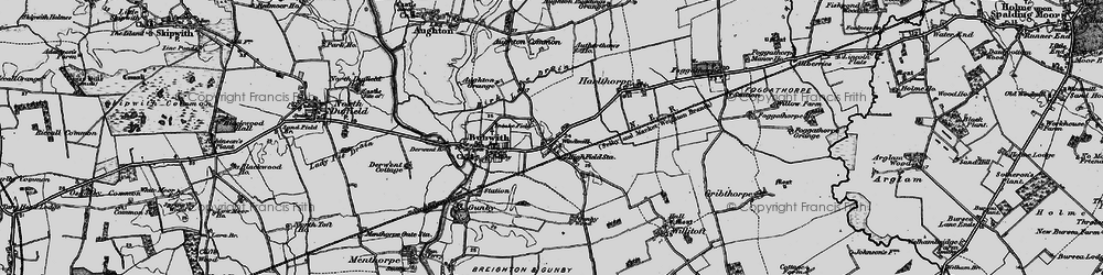 Old map of Bulwith Rail Trail in 1898