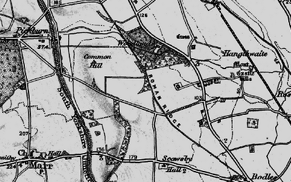 Old map of Highfields in 1895