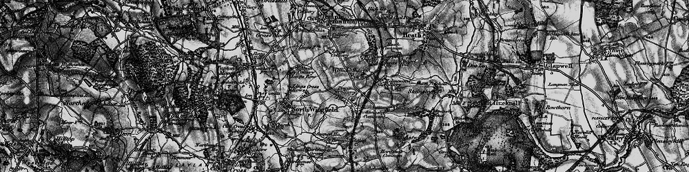 Old map of Highfields in 1896