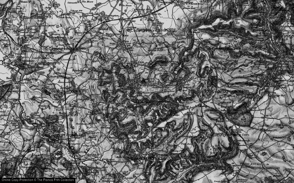 Old Map of Highfields, 1897 in 1897
