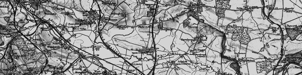 Old map of Highgate in 1896