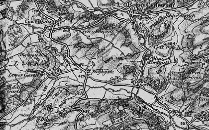 Old map of Highgate in 1899