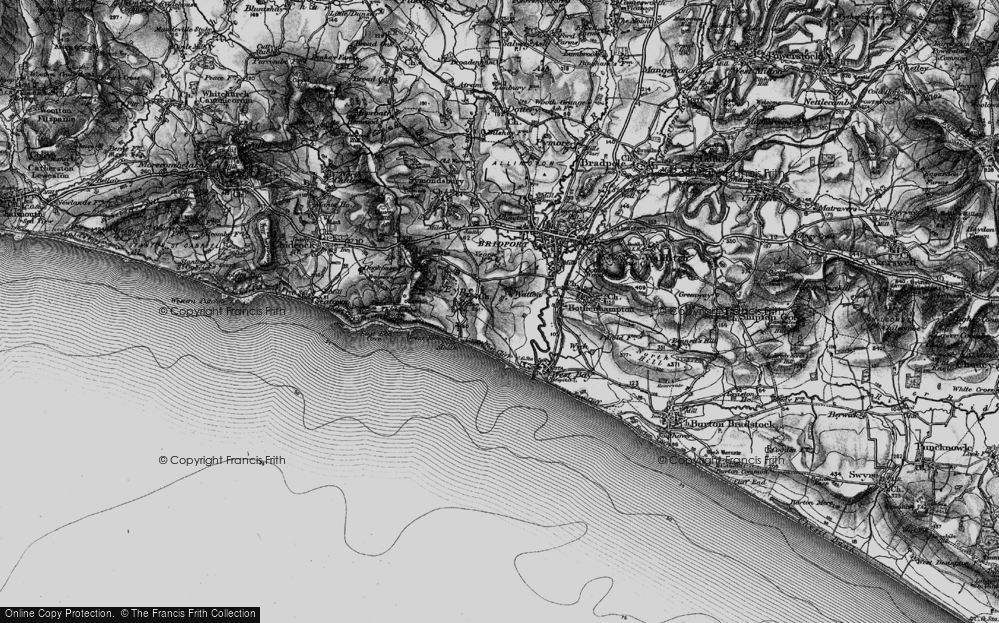 Old Map of Highlands, 1897 in 1897