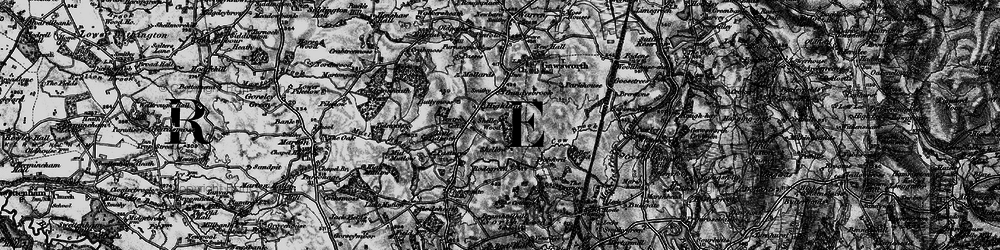 Old map of Gandysbrook in 1896