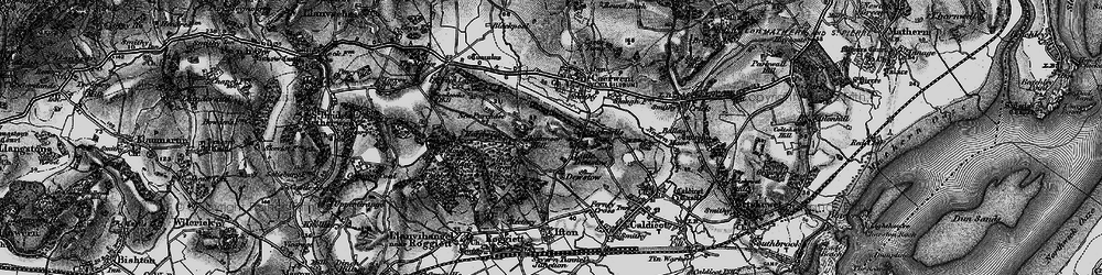 Old map of Highmoor Hill in 1897