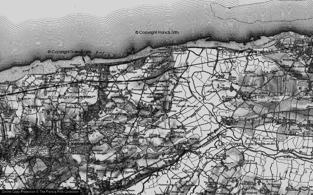 Old Map of Highstead, 1894 in 1894