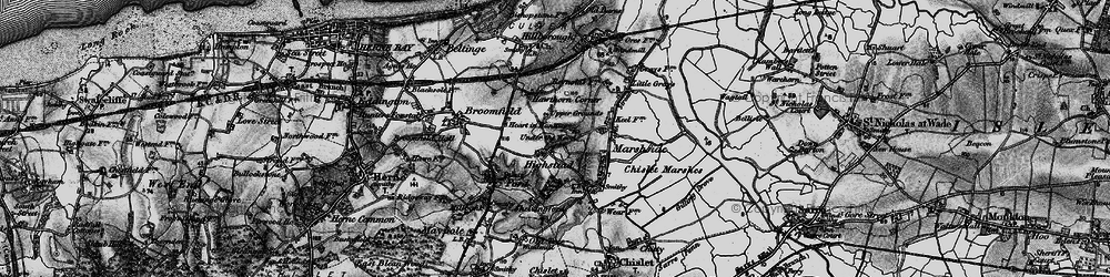 Old map of Highstead in 1894