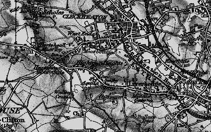 Old map of Hightown in 1896