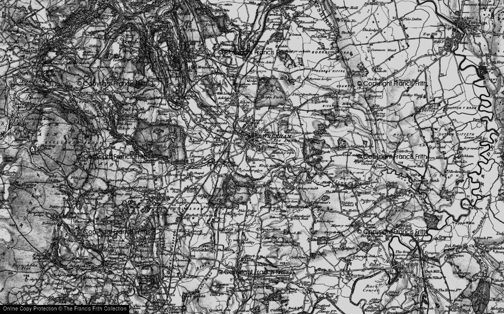 Old Map of Hightown, 1897 in 1897