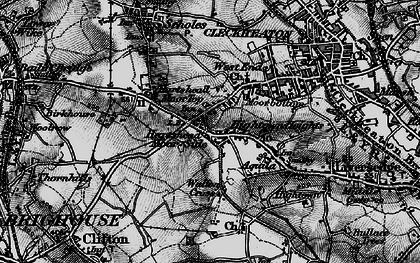 Old map of Hightown Heights in 1896