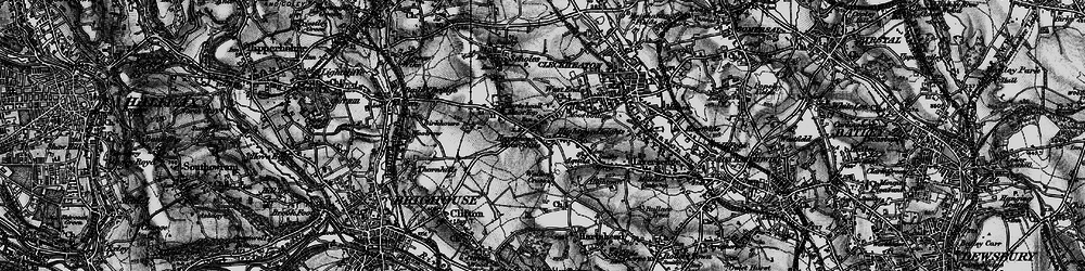 Old map of Hightown Heights in 1896