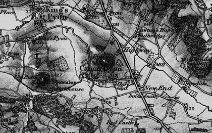 Old map of Butthouse in 1898