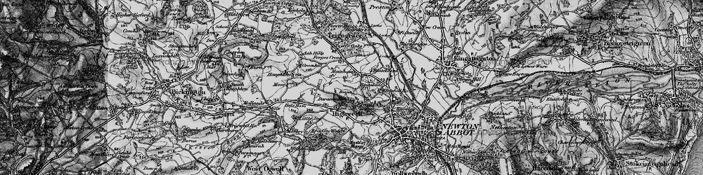 Old map of Highweek in 1898