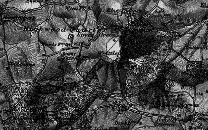 Old map of Highwood in 1896