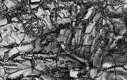 Old map of Highwood in 1899
