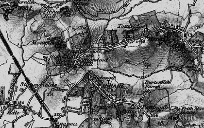 Old map of Highwood Hill in 1896