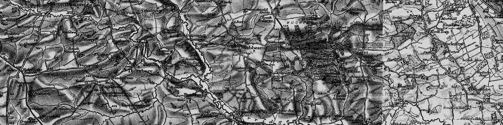 Old map of Aish in 1895