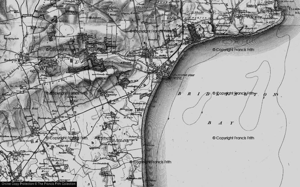 Old Map of Hilderthorpe, 1897 in 1897