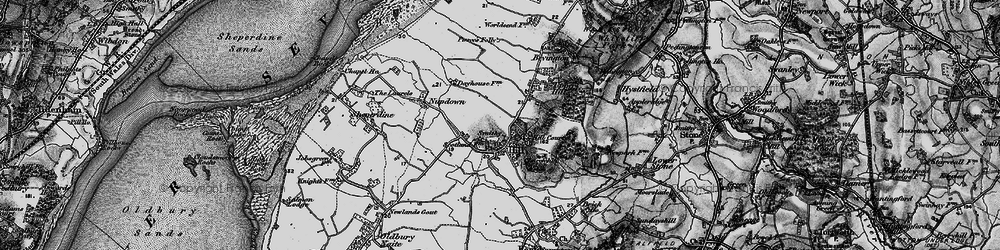 Old map of Hill in 1897
