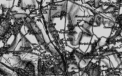 Old map of Butlers Lane Sta in 1899