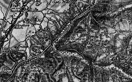 Old map of Hill Brow in 1895