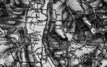 Old map of Hill End in 1896