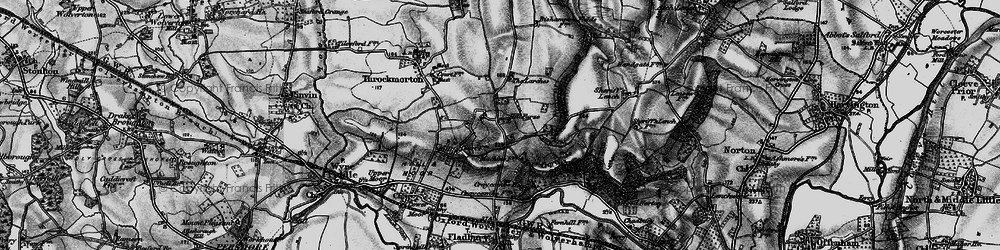 Old map of Hill Furze in 1898