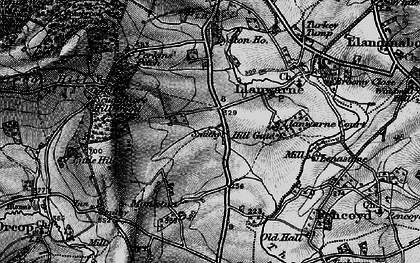 Old map of Hill Gate in 1896