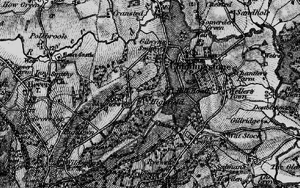 Old map of Hill Hoath in 1895