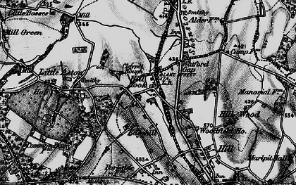 Old map of Blake Street Sta in 1899