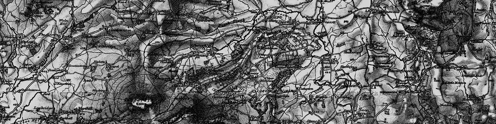 Old map of Hill Houses in 1899