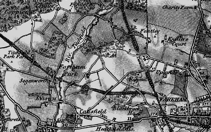 Old map of Hill Park in 1895