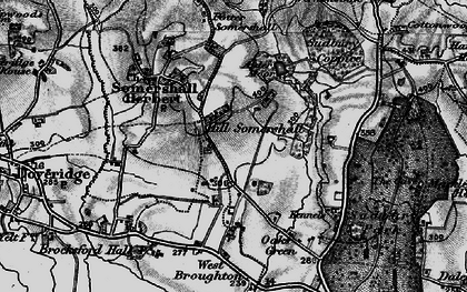 Old map of Hill Somersal in 1897