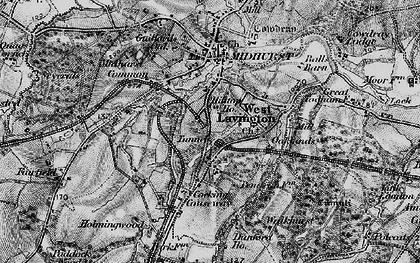 Old map of Hill Top in 1895