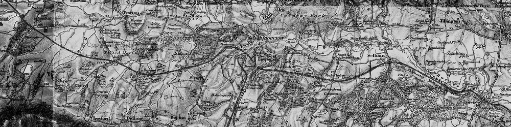 Old map of Hill Top in 1895