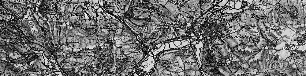 Old map of Hill Top in 1896