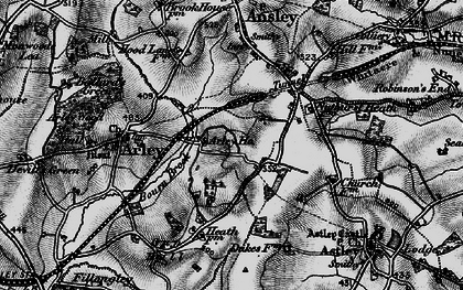 Old map of Hill Top in 1899