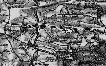 Old map of Hillblock in 1898