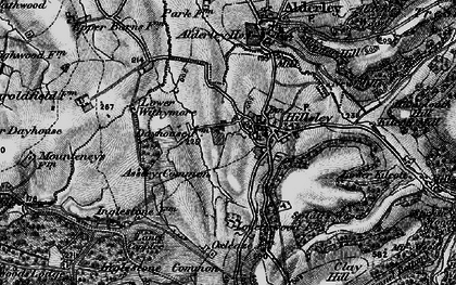 Old map of Assley Common in 1897