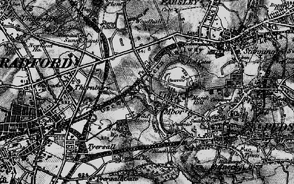 Old map of Hillfoot in 1896