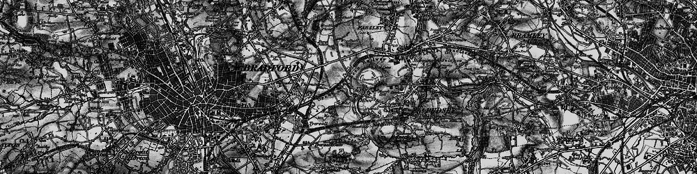 Old map of Hillfoot in 1896
