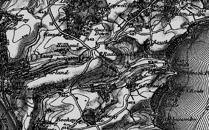 Old map of Boohay in 1897