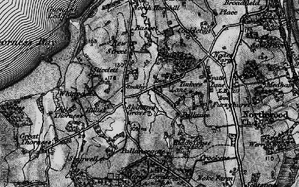 Old map of Hillis Corner in 1895