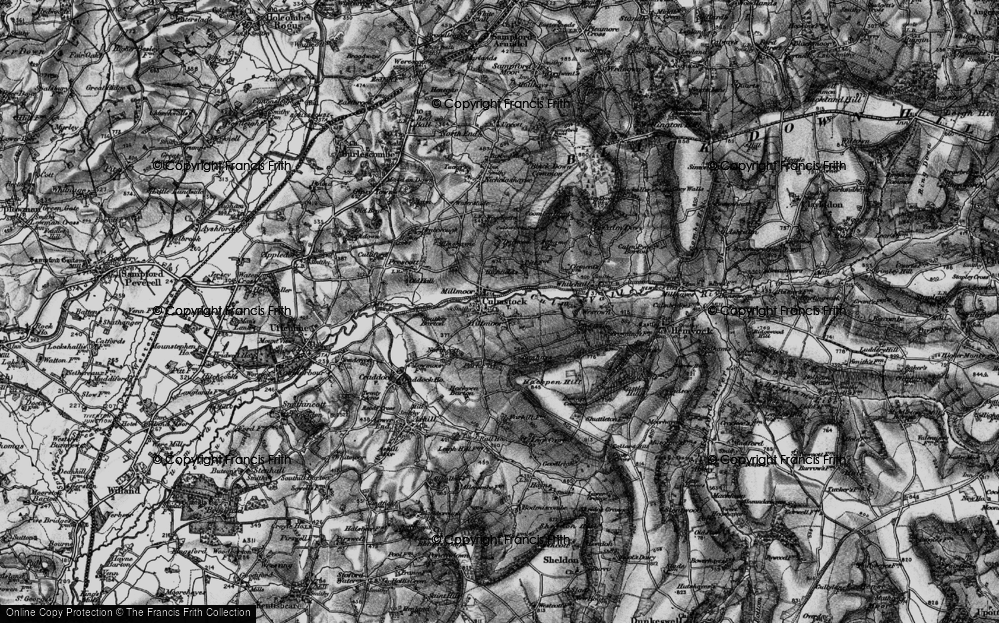 Old Map of Hillmoor, 1898 in 1898