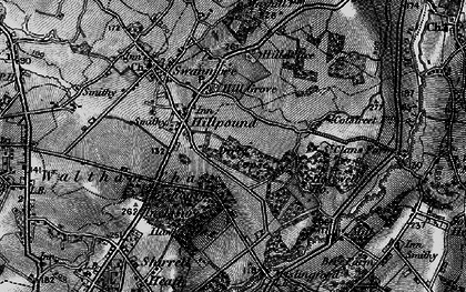 Old map of Hillpound in 1895