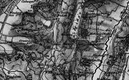 Old map of Hillside in 1898