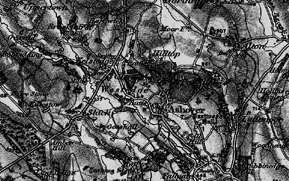 Old map of Hilltop in 1896